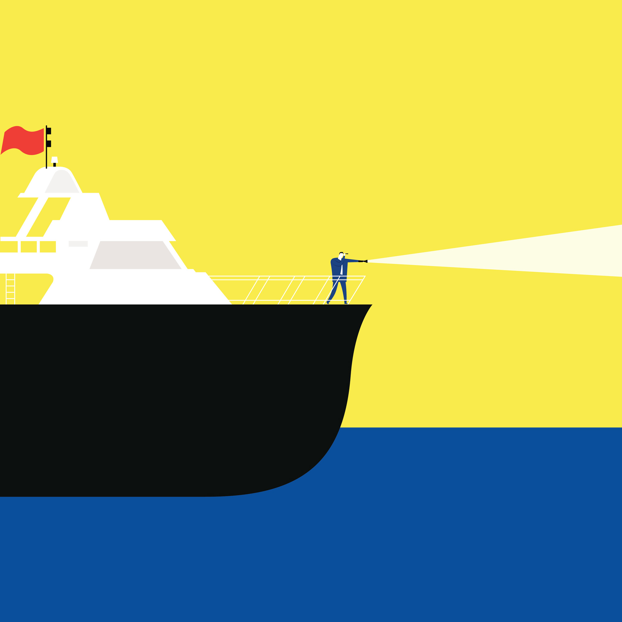 Shayan Kerai Featured Image Assistant guiding big ship illustration voicespark.live