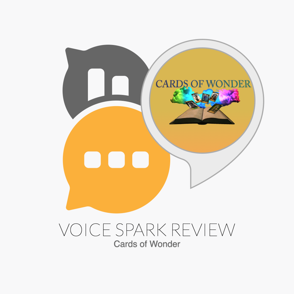 Cards of Wonder Amazon Alexa Skill Review.